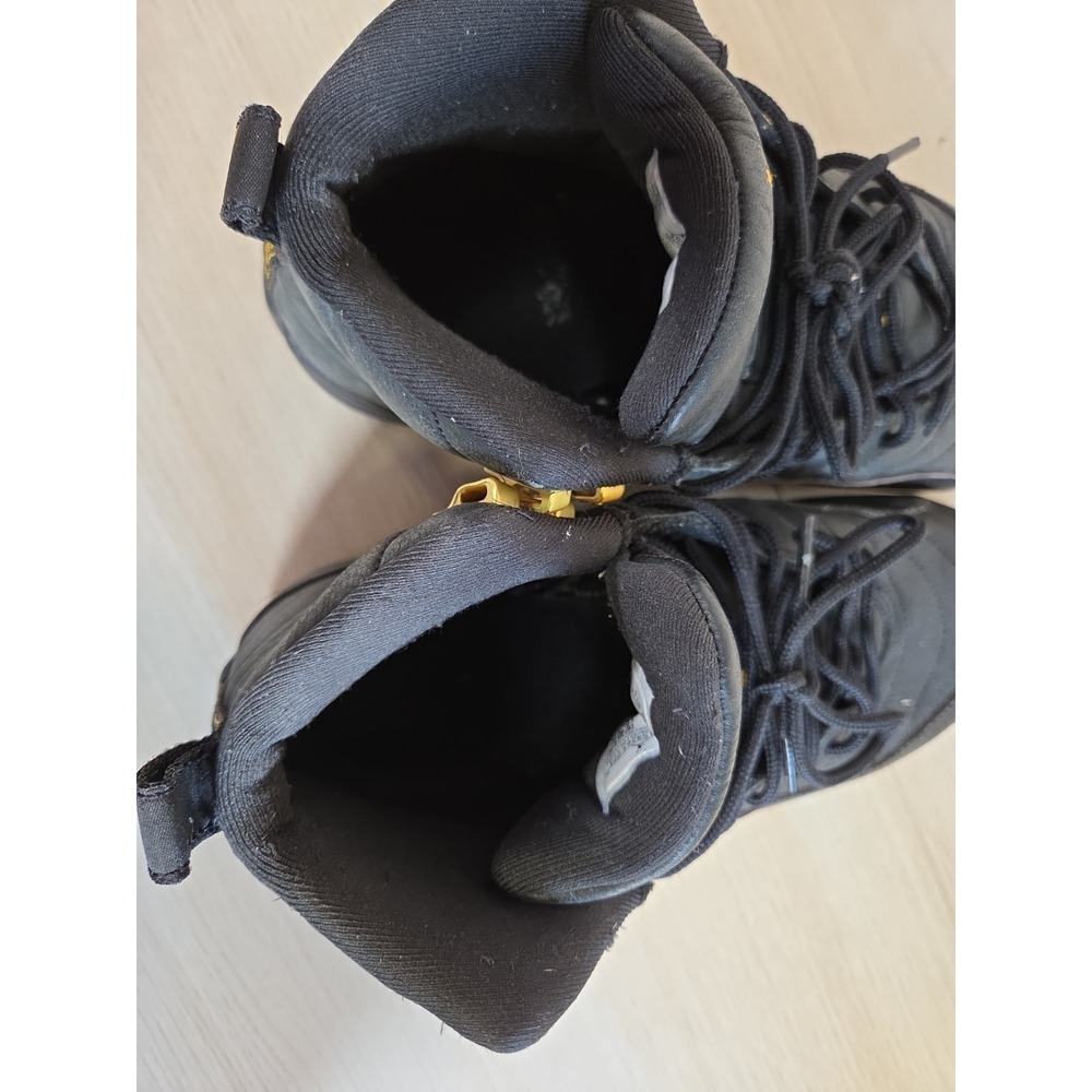 Jordan Air Jordan 6.5 Y Retro Black Taxi Black/Gold High Top Sneakers - Picture 6 of 8